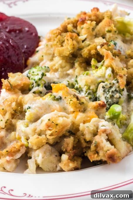 Chicken and Stuffing Casserole