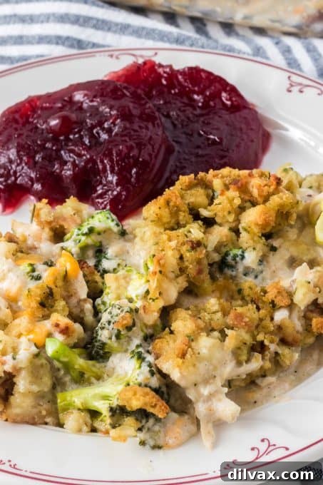 Chicken and Stuffing Casserole
