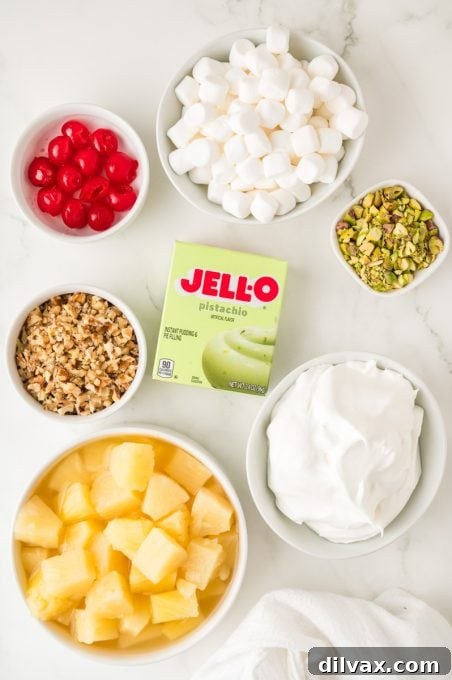 Ingredients for Watergate Salad