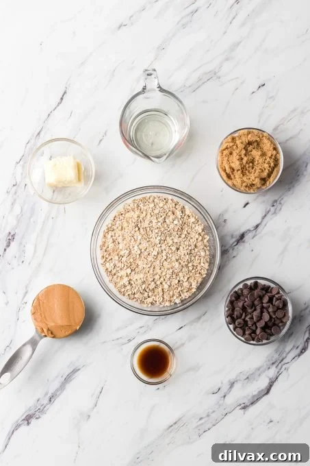 Decadent O'Henry Bars 4 Ingredients for O'Henry Bars