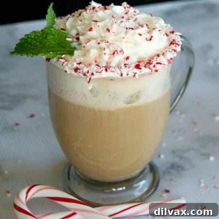 Wintermint White Chocolate Mocha 6 Peppermint, white chocolate hot cocoa and coffee make up this delicious holiday drink you can make at home!