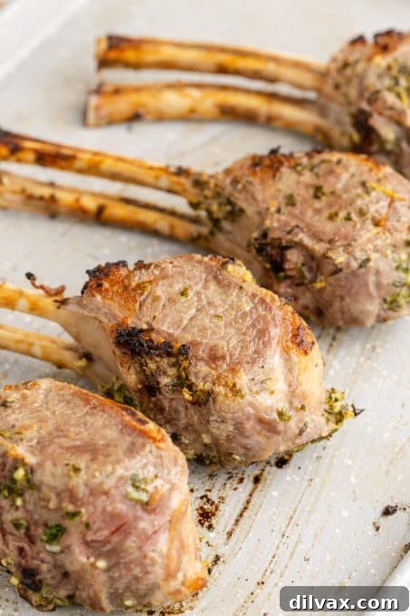 Marinated cuts of roasted lamb.