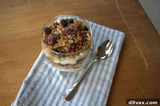 Homemade Berry and Nut Granola, perfect for a healthy and satisfying breakfast or snack.