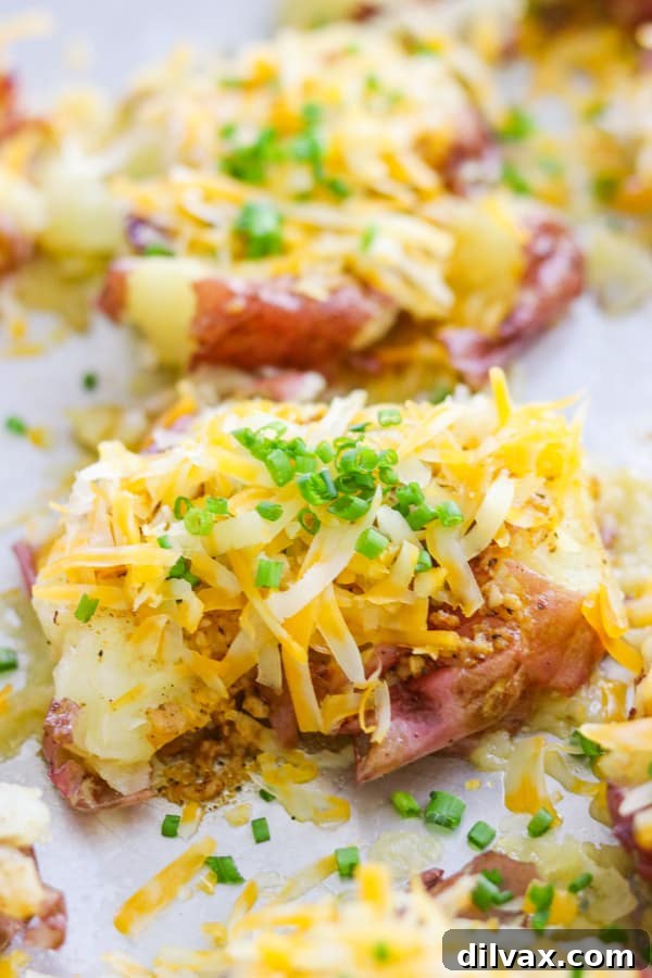 Potatoes ready for the oven.