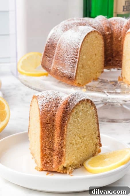 A perfectly baked olive oil Bundt cake.