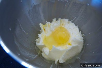 Celebrating 21 Years with Lemon Basil Cookies 10 Wet ingredients (butter, sugar, lemon zest, juice, and egg) being mixed in a stand mixer.