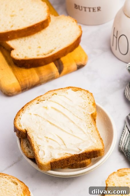Warm and Fluffy Potato Bread 10 A Pinterest graphic inviting users to save the Potato Bread recipe.
