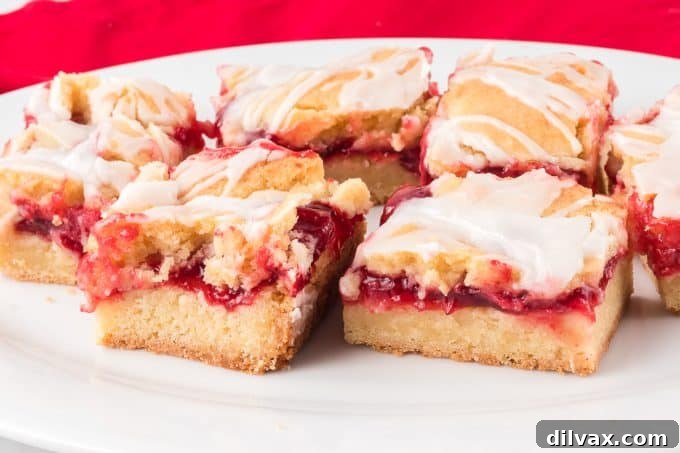 Delightful Cherry Pie Bars ready to be enjoyed