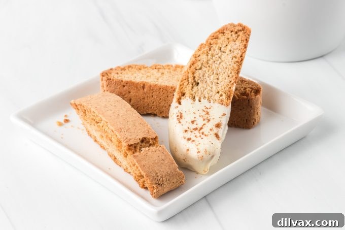 Biscotti with the spices of Chai.