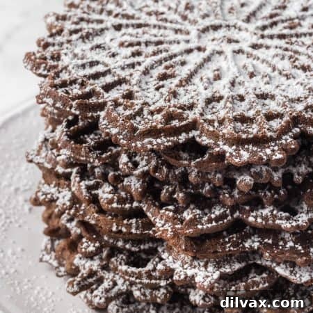 Chocolate Pizzelle Recipe