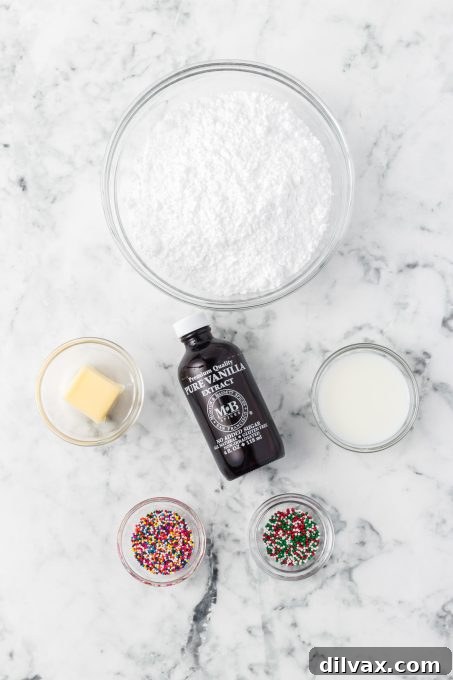 Pillowy Ricotta Delights 5 Ingredients for the sweet and shiny glaze for Italian Ricotta Cookies.