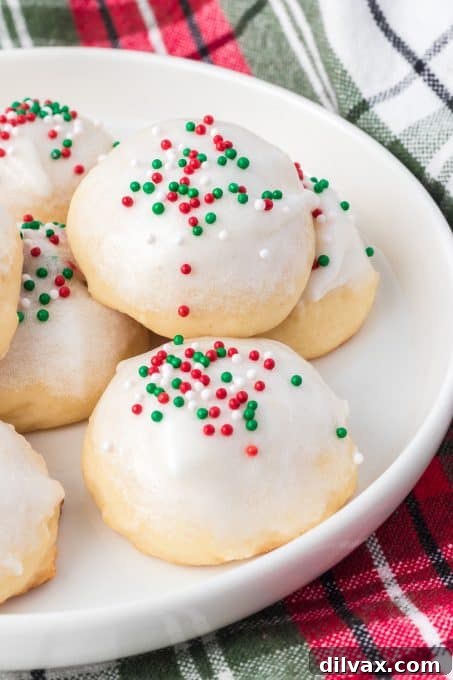 A Dozen Delights: Cookies of 2025 12 Soft Ricotta Italian Cookies with a simple glaze.