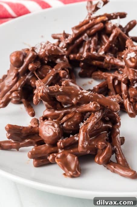 A Dozen Delights: Cookies of 2025 5 Plate of easy no-bake Haystacks cookies.