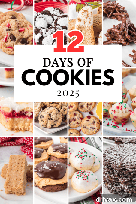 A Dozen Delights: Cookies of 2025 8 Pinterest graphic: Save this 12 Days of Cookies 2025 collection to your favorite board.