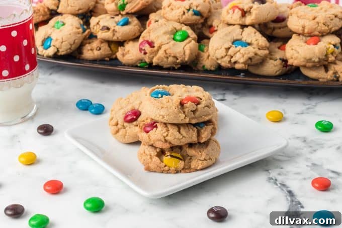 Ultimate Peanut Butter M&M Cookies 2 Peanut Butter M&M Cookies