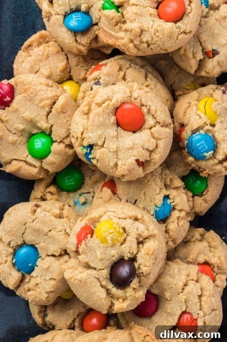 Ultimate Peanut Butter M&M Cookies 3 Peanut Butter M&M Cookies