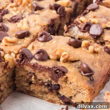 Banana Blondies