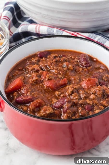 Spices, cocoa powder, ground been and kidney beans for a hearty comfort food.