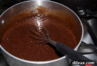 Mint Chocolate Brownies with a Hidden Twist 4 Adding eggs and extracts to chocolate mixture