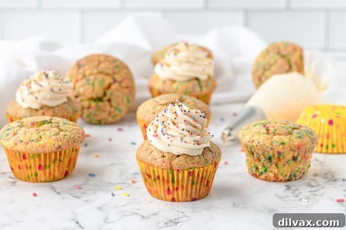 Cupcakes that are perfect for a birthday celebration.