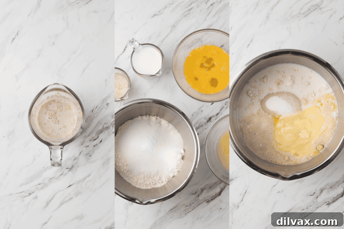 Coca Flatbread 5 Initial steps of the Coca Bread baking process, showing dough preparation.