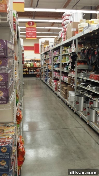 Sweet Blueberry Bagel Casserole 6 Smart & Final store interior showcasing its well-organized aisles
