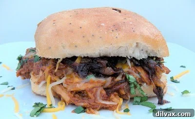 Garlic Herb Roasted Pork Tenderloin 8 Shredded chicken sandwiches on buns