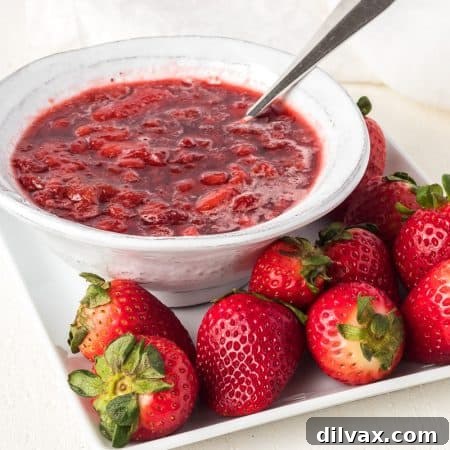3 Ingredient Strawberry Sauce
