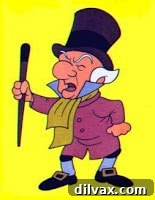 Mr. Magoo, the classic cartoon character, known for his nearsighted adventures.