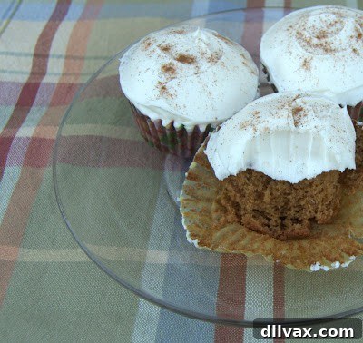 Spiced Butterscotch Cupcakes with Cream Cheese Frosting 5 Delicious butterscotch-spice cupcakes with cream cheese frosting