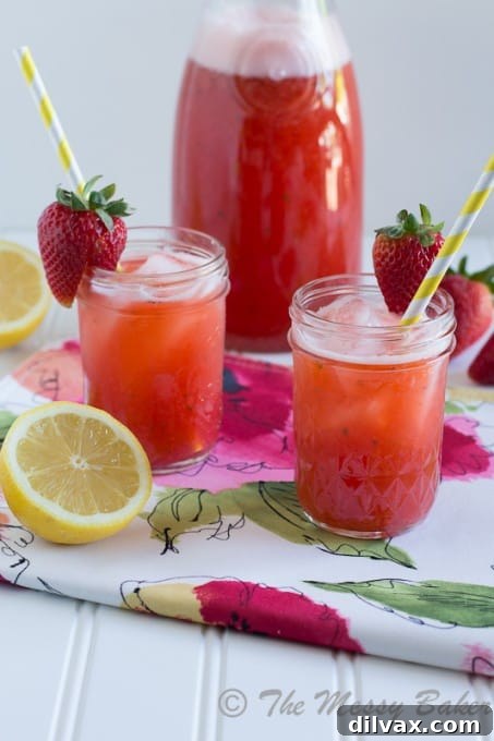 Lemonade Libations: 40+ Ways to Refresh This Summer 17 Fragrant Strawberry Basil Lemonade, a refreshing blend of sweet and savory.