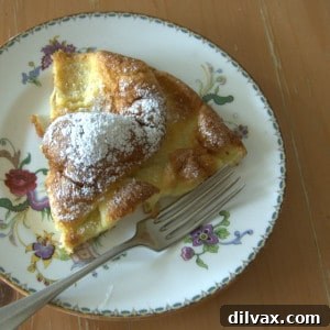 German Pancake - a light, fluffy pancake baked in the oven and a treat any day of the week!