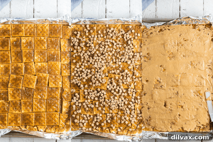 Peanut Butter Caramel Crunch 6 Second set of process photos for Peanut Butter Toffee.