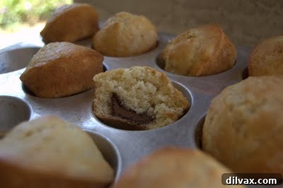 Decadent Salted Nutella Banana Muffins 4 img 543 3