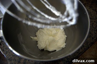 Cake batter ready for baking