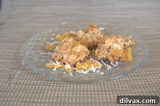 Cornflake Macaroons baking in the oven