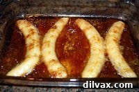 Day 101 Mother's Day Banana Bake 5 Closer view of brown sugar on bananas