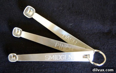 A charming set of unique measuring spoons for baking enthusiasts