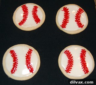 More examples of frosted cookies