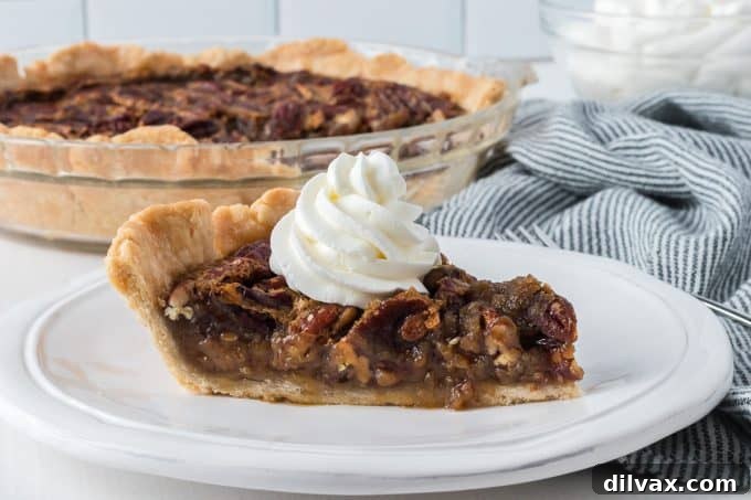 Perfect Pecan Pie 2 Pecan Pie, a classic Southern dessert with a flaky crust and rich filling.