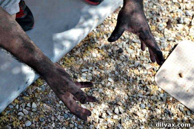 Want to get rid of grease on your hands? Here's an inexpensive, and easy way!