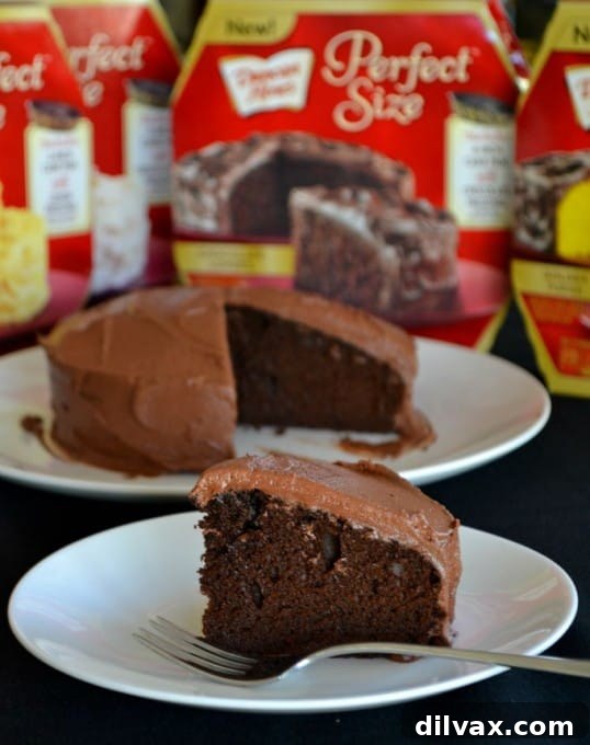 Duncan Hines Perfect Size Cakes - A beautifully baked cake