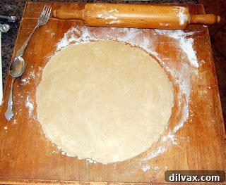 Pillowy Lemon Meringue Perfection 2 Rolling out pie dough for Lemon Meringue Pie