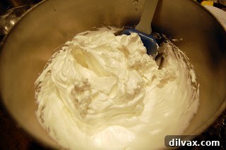 Pillowy Lemon Meringue Perfection 6 Beating meringue to stiff, shiny peaks