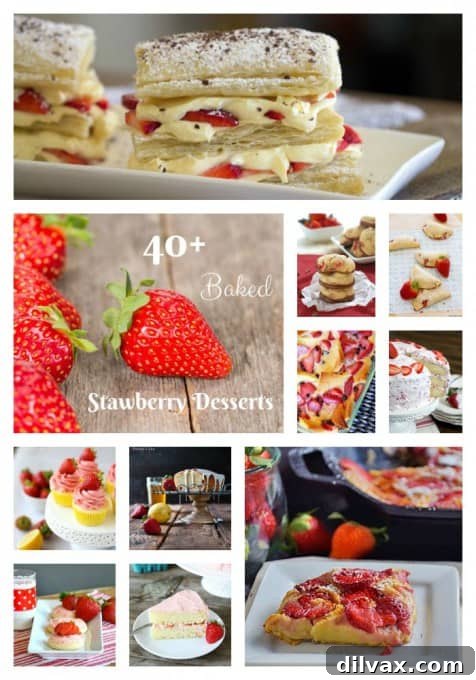 Over 40 Baked Strawberry Desserts for Inspiration