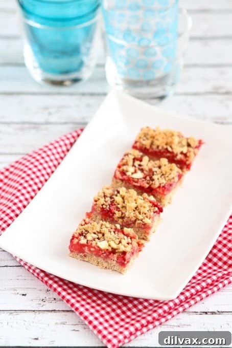 Healthy Whole Wheat Strawberry Oat Bars