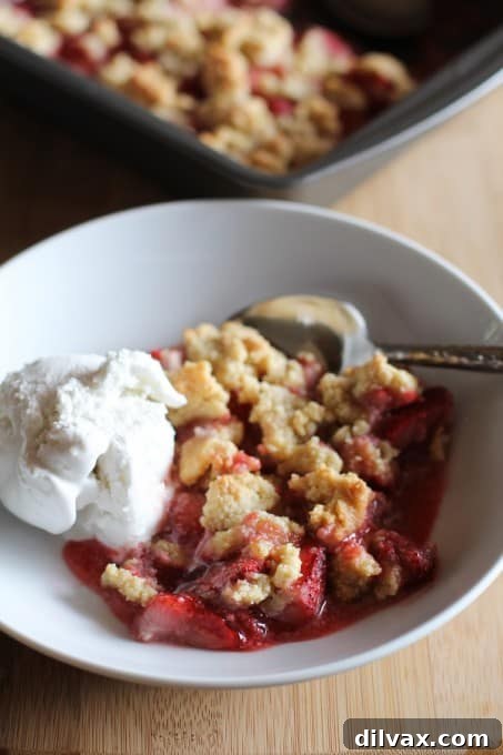 Wholesome Paleo Strawberry Crumble