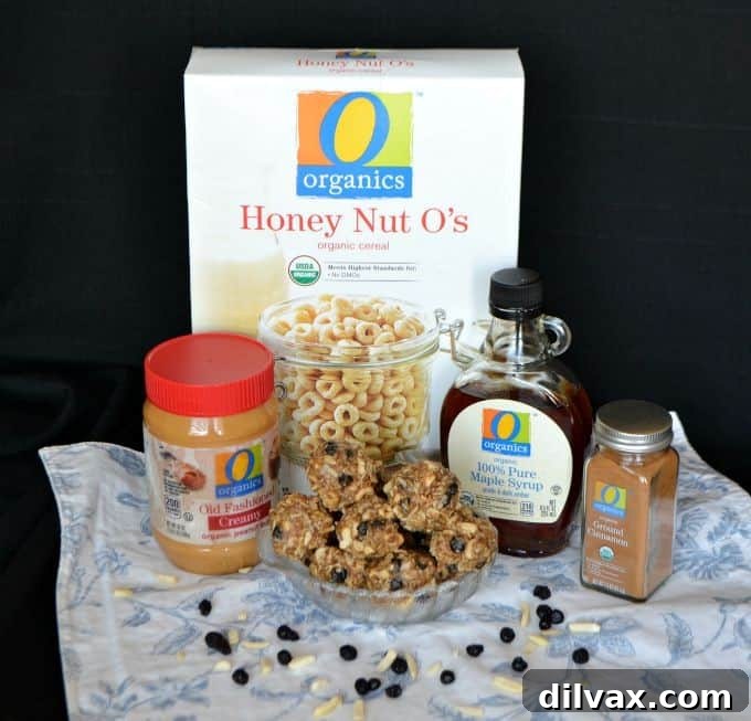 Effortless Peanut Butter Energy Balls 5 A variety of flavors from great ingredients make these no-bake peanut butter energy bites not only delicious, but great for those lunch boxes as well!