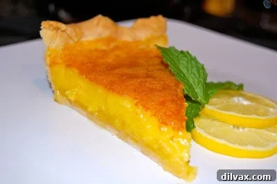 Golden Lemon Dream Pie 2 A baked Lemon Chess Pie