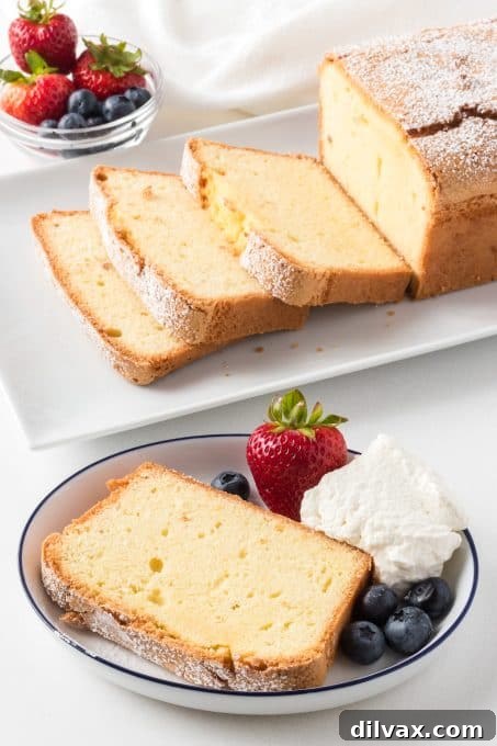 The perfect cake for enjoying plain or topped with berries and cream.